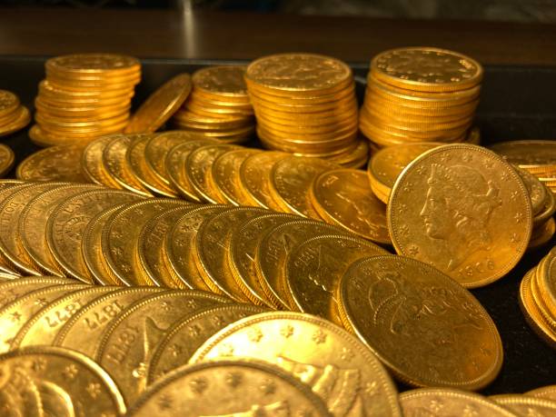 istock Gold Coins Revisited 1340561354