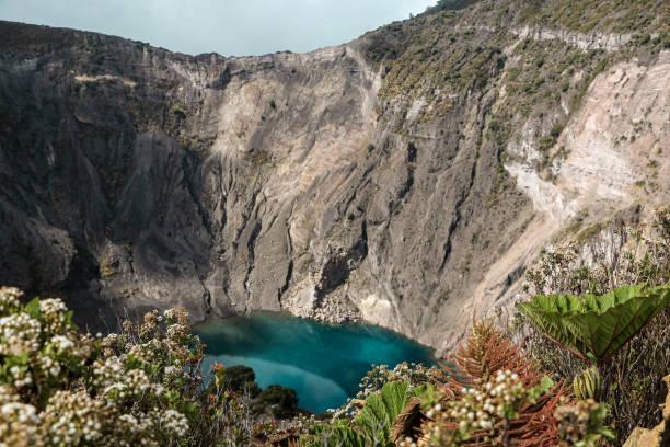 Lake in the mountains Costa Rica Irazu Volcano irazu stock pictures, royalty-free photos & images