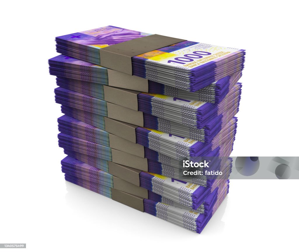 Francs Stack Swiss Francs Stack Stock Photo - Download Image Now - Swiss Currency ...