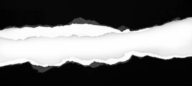 istock Gap in ripped paper 1340576608