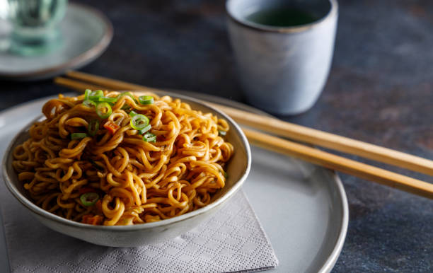 istock Japanese teriyaki noodles. 1340577497