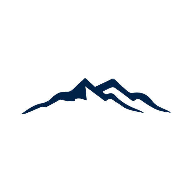 ilustraciones, imágenes clip art, dibujos animados e iconos de stock de icono de montaña, ilustración vectorial de plantilla de logotipo de pico. - extreme sports adventure activity backgrounds