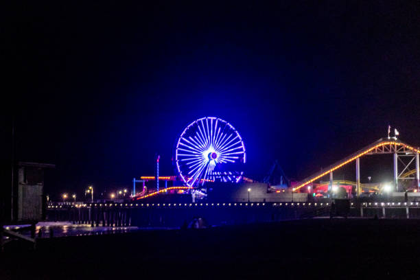 istock Santa Monica Pier at Night 1340583837