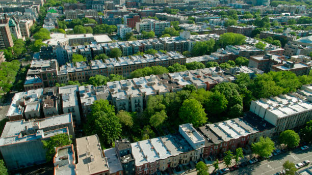 istock Drone View Over Crown Heights, Brooklyn 1340584923