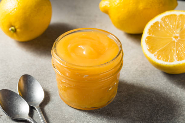 Homemade Sweet Organic Lemon Curd