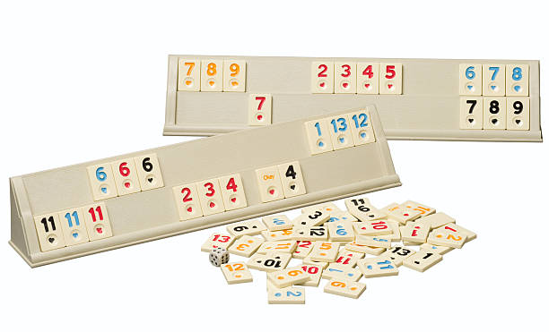 보드 게임 - rummy leisure games number color image 뉴스 사진 이미지