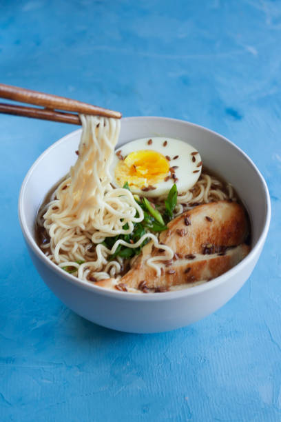 istock Asian cuisine soup with noodles 1340591484