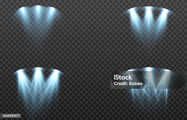 Vector Images Lighting Vector Set Of Light Light Source Studio Lighting Stock Illustration ...