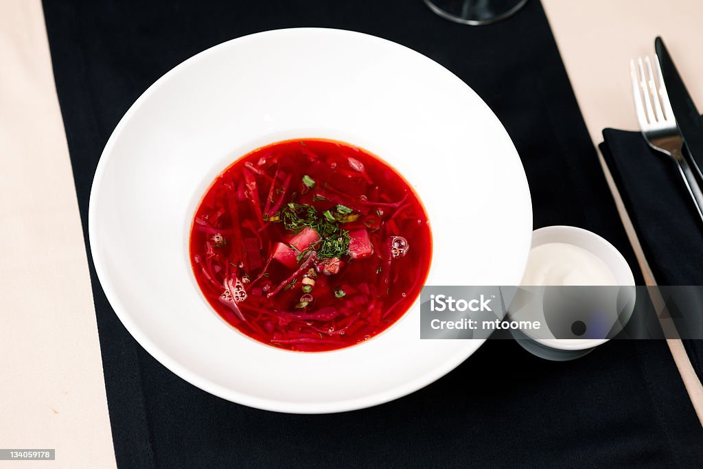 Zuppa di barbabietola - Foto stock royalty-free di Aneto