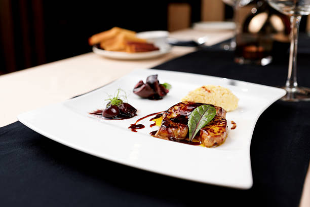 foie gras - comida francesa fotografías e imágenes de stock