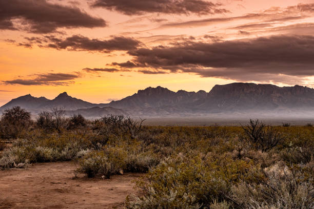 istock Sunset Over Mountains in Big Bend Wilderness 1340595567
