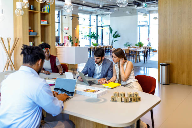 istock A Young Successful Business People are Working on New Projects Using Digital Tablets in the Office of the Company. 1340597949