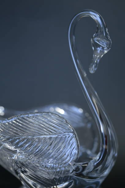 istock Glass swan ornament 1340600478