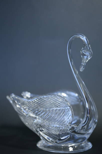istock Glass swan ornament 1340600482