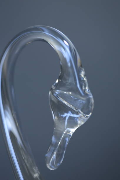 istock Glass swan - head and neck 1340600490