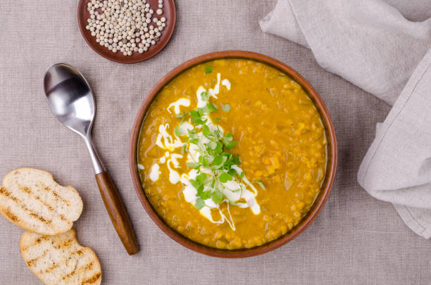 istock Thick soup with lentils and vegetables 1340621770