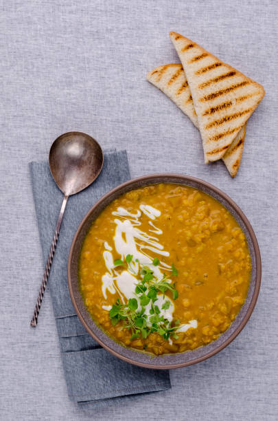 istock Thick soup with lentils and vegetables 1340622877