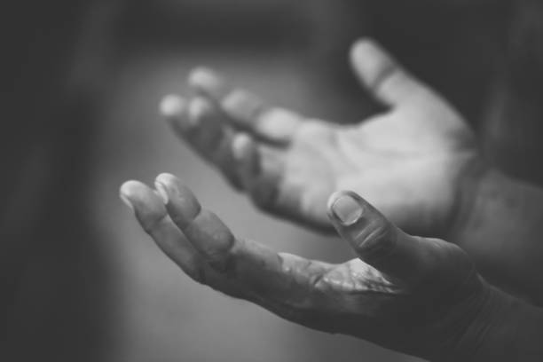 istock Praying and Praise together at church 1340623060