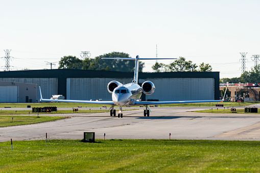 Gulfstream G-IV (G4) at the Chicago Executive Airport - PWK in Wheeling, Illinois.