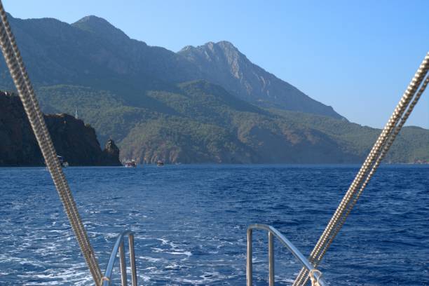 istock Sea view from the yacht 1340630198