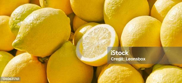 Fresh Lemons Citrus Fruit Stock Photo - Download Image Now - Bright, Brightly Lit, Care