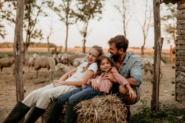 istock Fatherhood in the nature 1340639197