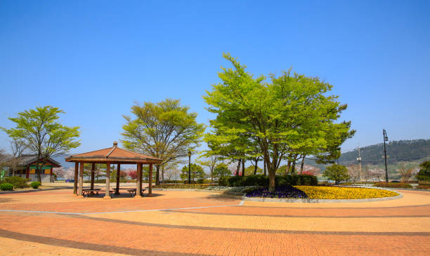 istock Beopseongpo Forest Flower Garden's Shelter 1340643577