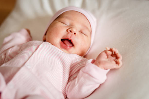 istock Newborn baby one week old 1340646603