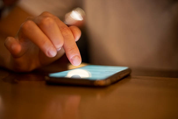 istock blurred choosing and ordering food using a smartphone during a pandemic, horizontal 1340648210