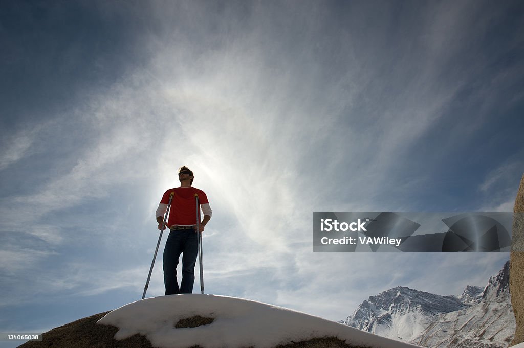 Krücken - Lizenzfrei Abenteuer Stock-Foto