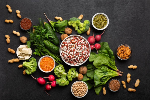 istock Purchase healthy clean food for vegetarians. 1340663802