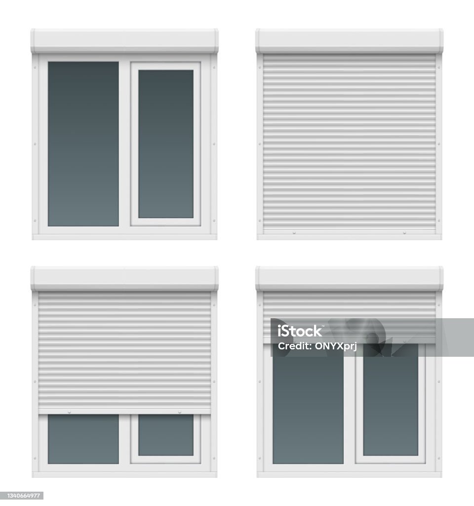 Roll Opening Window Metal Roll Up Window Shutters