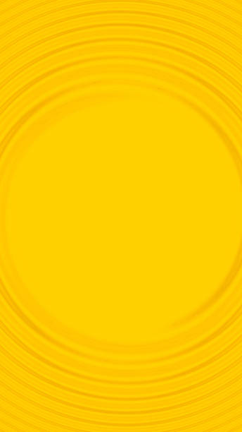 선이 있는 추상화 밝은 노란색 배경입니다. 텍스트 의 중심에 빈 원을 합니다. 공간을 복사합니다. 아트 트리피 디지털 배경. 곡선 모양 그림입니다. 럭셔리 기하학적 스타일. 활기찬 배너. 전단. - sunrise point 뉴스 사진 이미지
