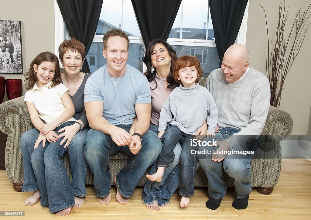 Geração de três família em casa - Royalty-free 30-39 Anos Foto de stock
