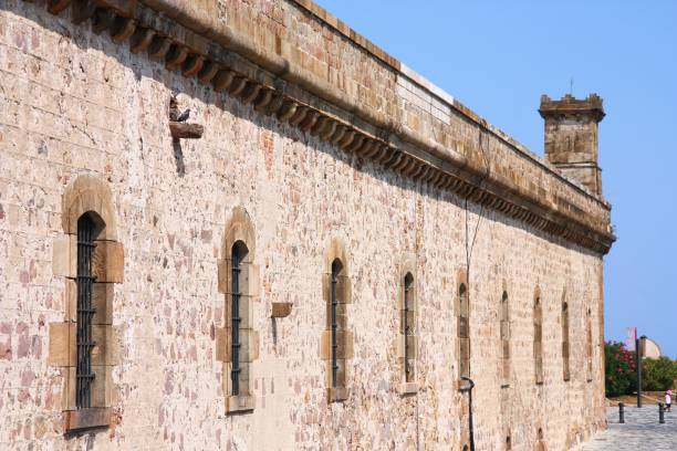 istock Montjuic Castle fortress in Barcelona 1340683383