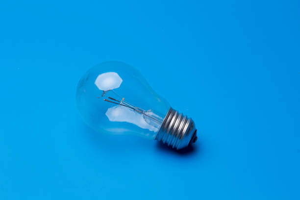 istock Traditional transparent glass bulb 1340683504