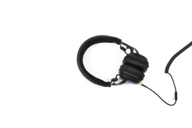 istock headphones isolated on white background - Image 1340683697