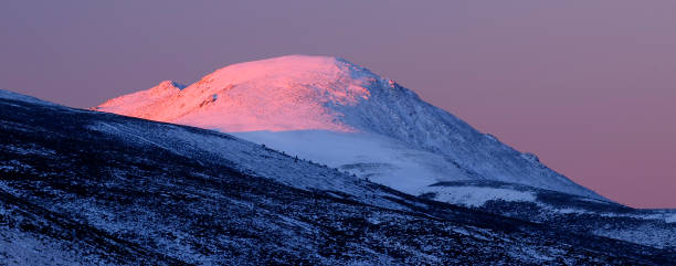 istock Sunrise in the mountain in winter 1340689552