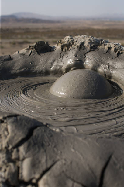 istock Mud volcano in Azerbaijan desert 1340689652