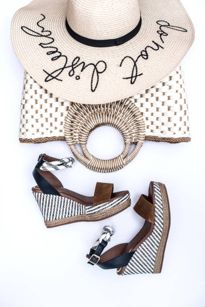 istock Female Summer Personal Accessories on White Background 1340691161