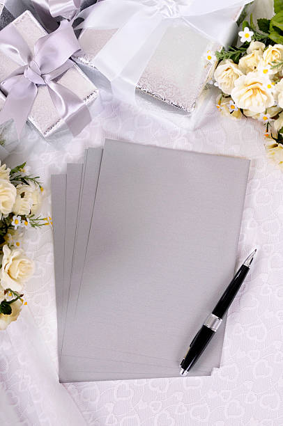 istock Wedding gifts with writing paper 134069333