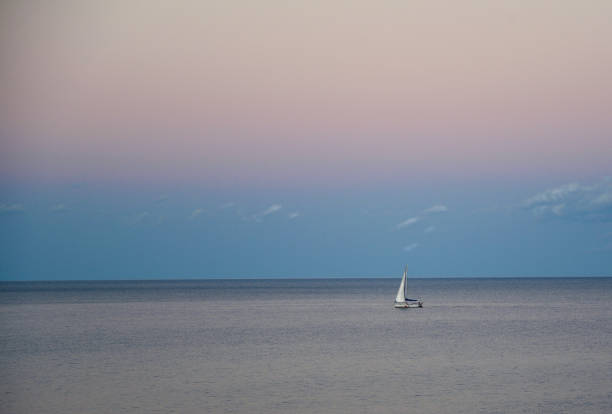 Sailing boat on the sea