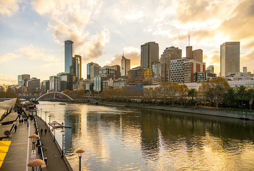 Melbourne CBD Yarra River