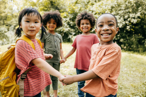 istock Happy kids during the school break 1340697441