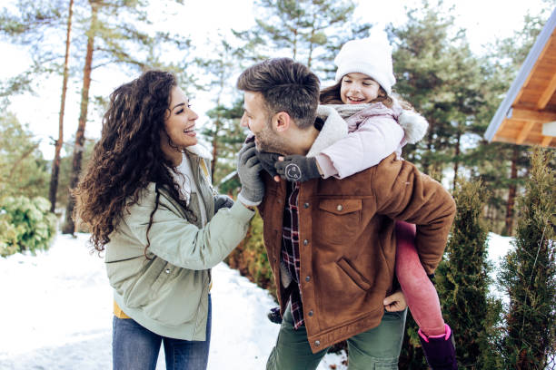 istock Family having fun on their mountain vacation 1340700637