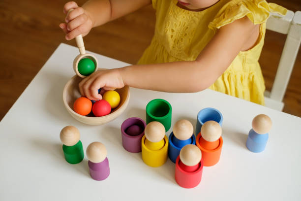 istock A sorter toy for preschool development: balls in cups 1340701532
