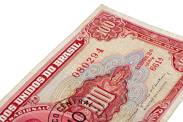 istock Old brazilian money 134070255
