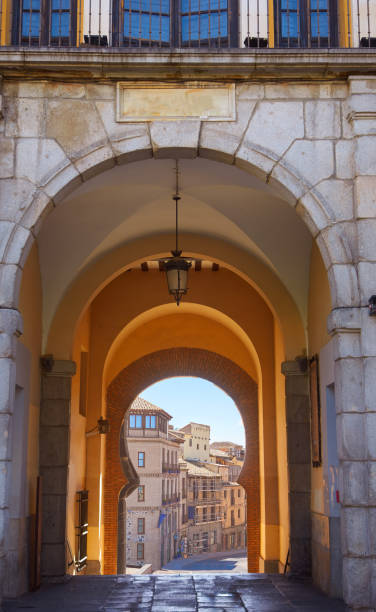istock Toledo facades in Castile La Mancha Spain 1340703079