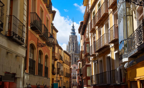 istock Toledo facades in Castile La Mancha Spain 1340703230