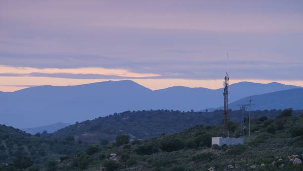 istock Punta Falconera landscape with mast, Spain 1340704799